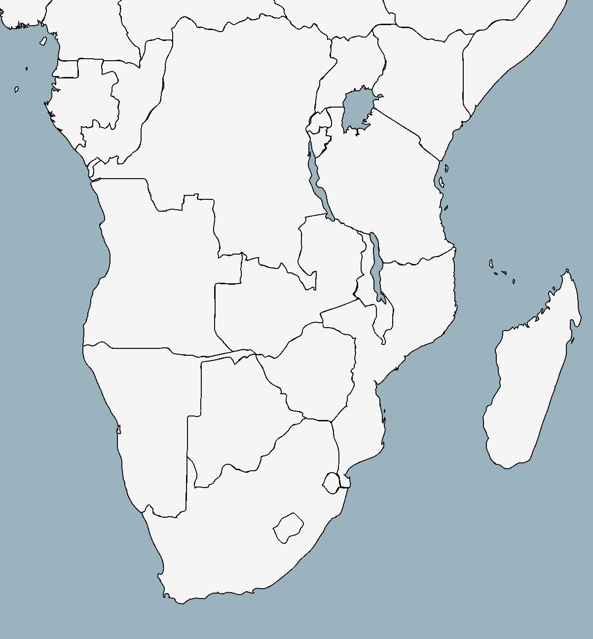 29 Blank Physical Map Of Africa - Maps Database Source